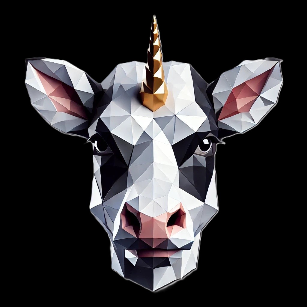 Cow Unicorn Head